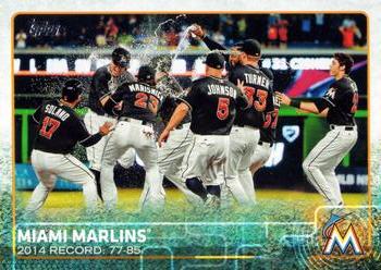 2015 Topps #699 Miami Marlins Front