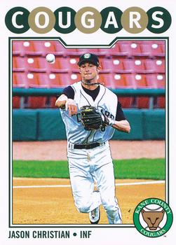 2009 Grandstand Kane County Cougars #17 Jason Christian Front