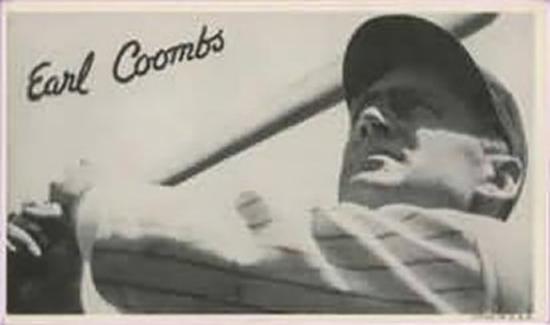 1936 Goudey Wide Pen Premiums (R314 Type 1)  #NNO Earle Combs Front