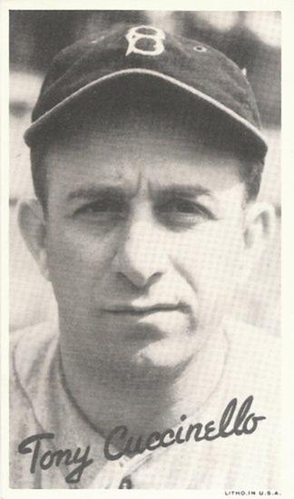 1936 Goudey Wide Pen Premiums (R314 Type 1)  #NNO Tony Cuccinello Front