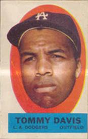 1963 Topps - Peel-Offs #NNO Tommy Davis Front