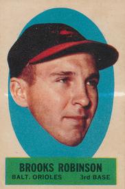 1963 Topps - Peel-Offs #NNO Brooks Robinson Front