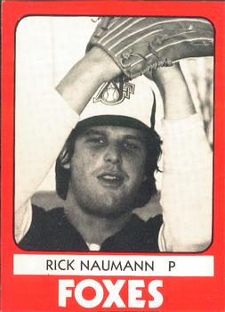 1980 TCMA Appleton Foxes #5 Rick Naumann Front