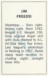 1971 Dell Today's Team Stamps #NNO Jim Fregosi Back