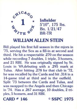 1976 SSPC #146 Bill Stein Back