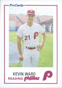 1985 ProCards Reading Phillies #6 Kevin Ward Front