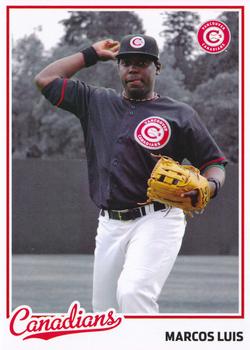 2009 Grandstand Vancouver Canadians #NNO Marcos Luis Front