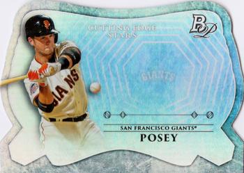 2014 Bowman Platinum - Cutting Edge Stars #CES-BP Buster Posey Front