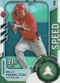 2014 Bowman Platinum - Toolsy Die Cuts #TDC-BH Billy Hamilton Front