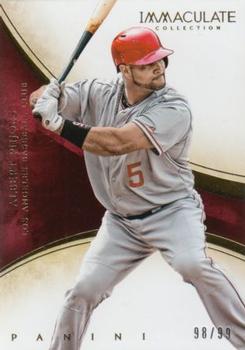 2014 Panini Immaculate Collection #3 Albert Pujols Front