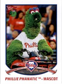 2015 Topps Stickers #202 Phillie Phanatic Front