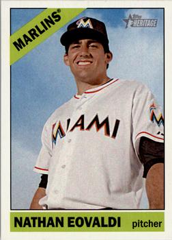 2015 Topps Heritage #284 Nathan Eovaldi Front
