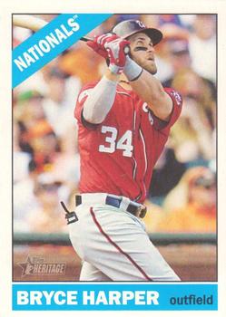 2015 Topps Heritage #440 Bryce Harper Front