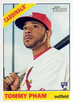 2015 Topps Heritage #567 Tommy Pham Front