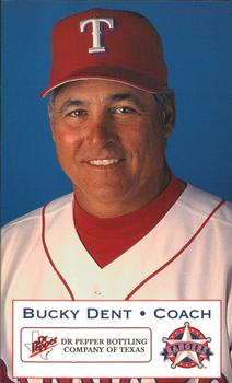 1999 Dr. Pepper Texas Rangers #NNO Bucky Dent Front