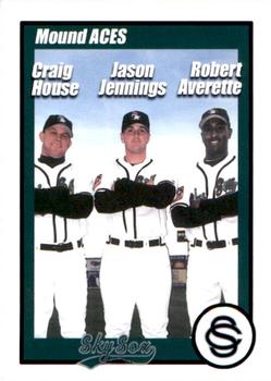 2001 Colorado Springs Sky Sox #NNO Craig House / Jason Jennings / Robert Averette Front