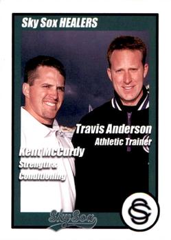2001 Colorado Springs Sky Sox #NNO Kent McCurdy / Travis Anderson Front