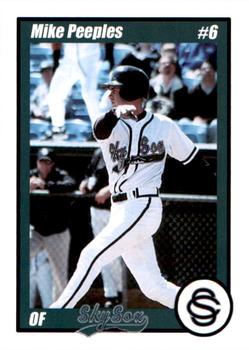 2001 Colorado Springs Sky Sox #NNO Mike Peeples Front