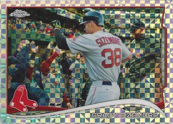 2014 Topps Chrome - X-Fractor #142 Grady Sizemore Front