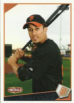 2009 Topps Emerald Nuts San Francisco Giants #7 Andres Torres Front