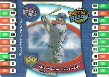 2005 Topps Hot Button #23 Brad Wilkerson Front