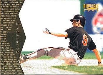 1997 Pinnacle #98 Brady Anderson Front