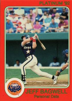 1992 Star Platinum #63 Jeff Bagwell Front