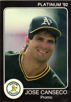 1992 Star Platinum - Promos #NNO Jose Canseco Front