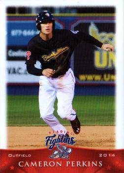 2014 Grandstand Reading Fightin Phils #23 Cameron Perkins Front