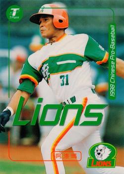 1998 CPBL T-Point Traditional Card Series #076 Jorge Alvarez Front