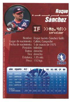 2005 Liga Mexicana de Beisbol #NNO Roque Sanchez Back