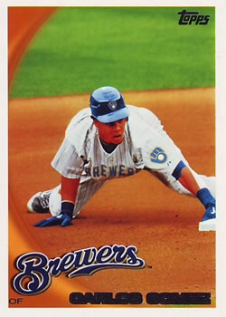 2010 Topps #116 Carlos Gomez Front