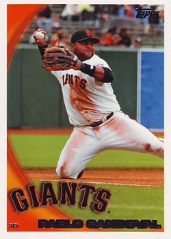 2010 Topps #190 Pablo Sandoval Front