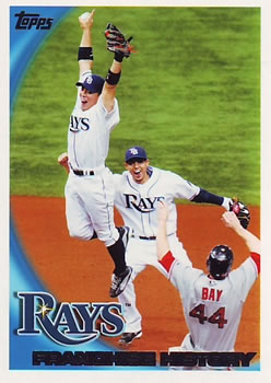 2010 Topps #234 Rays Franchise History Front