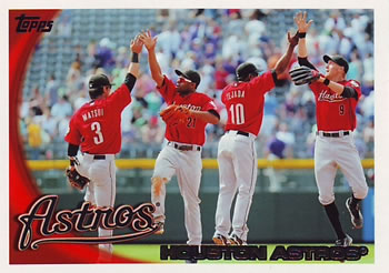 2010 Topps #38 Houston Astros Front