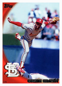 2010 Topps #403 Ozzie Smith Front