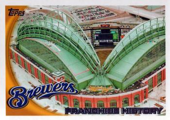 2010 Topps #72 Brewers Franchise History Front