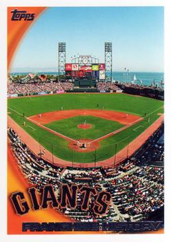 2010 Topps #202 Giants Franchise History Front