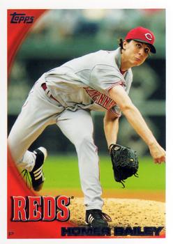 2010 Topps #262 Homer Bailey Front