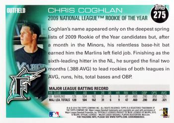 2010 Topps #275 Chris Coghlan Back