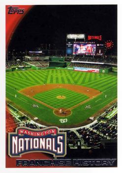 2010 Topps #282 Nationals Franchise History Front