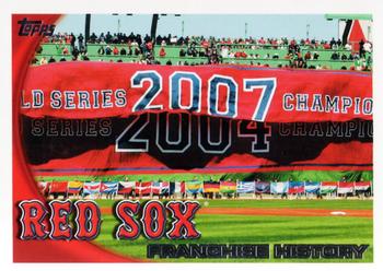 2010 Topps #288 Red Sox Franchise History Front