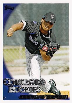 2010 Topps #502 Jhoulys Chacin Front