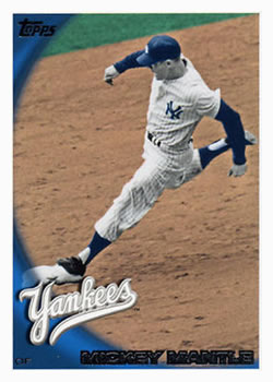 2010 Topps #652 Mickey Mantle Front