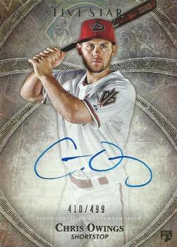 2014 Topps Five Star #FSA-CO Chris Owings Front