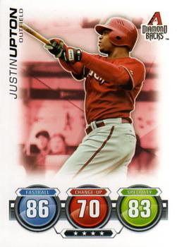 2010 Topps Attax #NNO Justin Upton Front