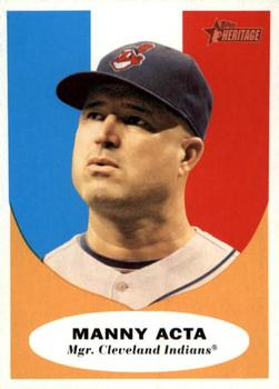 2010 Topps Heritage #222 Manny Acta Front