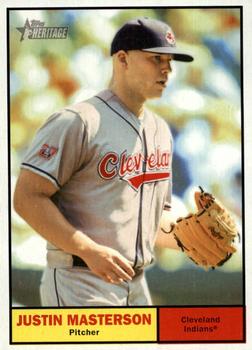 2010 Topps Heritage #431 Justin Masterson Front