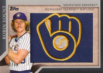 2010 Topps - Manufactured Hat Logo Patch #MHR-95 Robin Yount Front