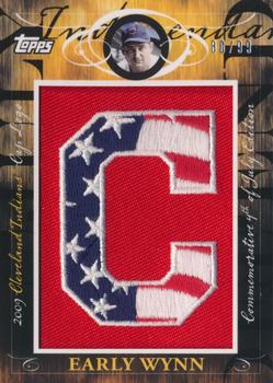 2010 Topps - Manufactured Hat Logo Patch #MHR-355 Early Wynn Front
